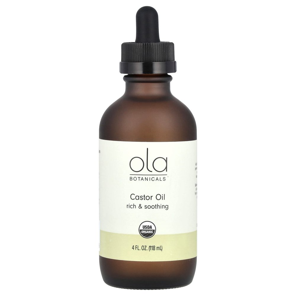 Dr. Mercola, Ola Botanicals, касторовое масло, 118 мл (4 жидк. унц.)