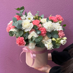 Коробка цветов "Мягкий тон" #70