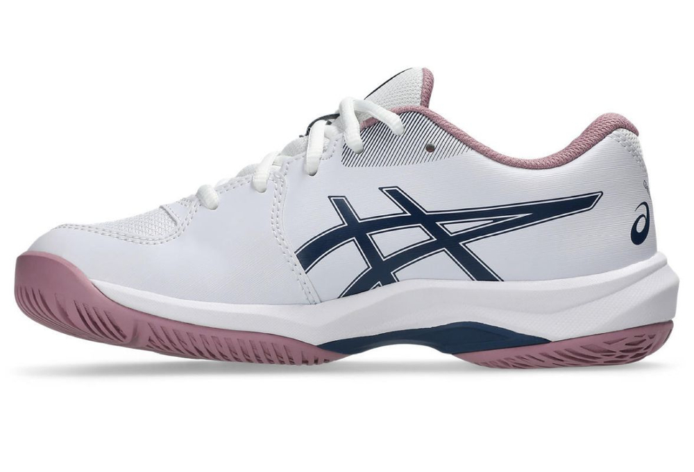 Детские Кроссовки теннисные  Asics Gel-Game GS - white/independence blue