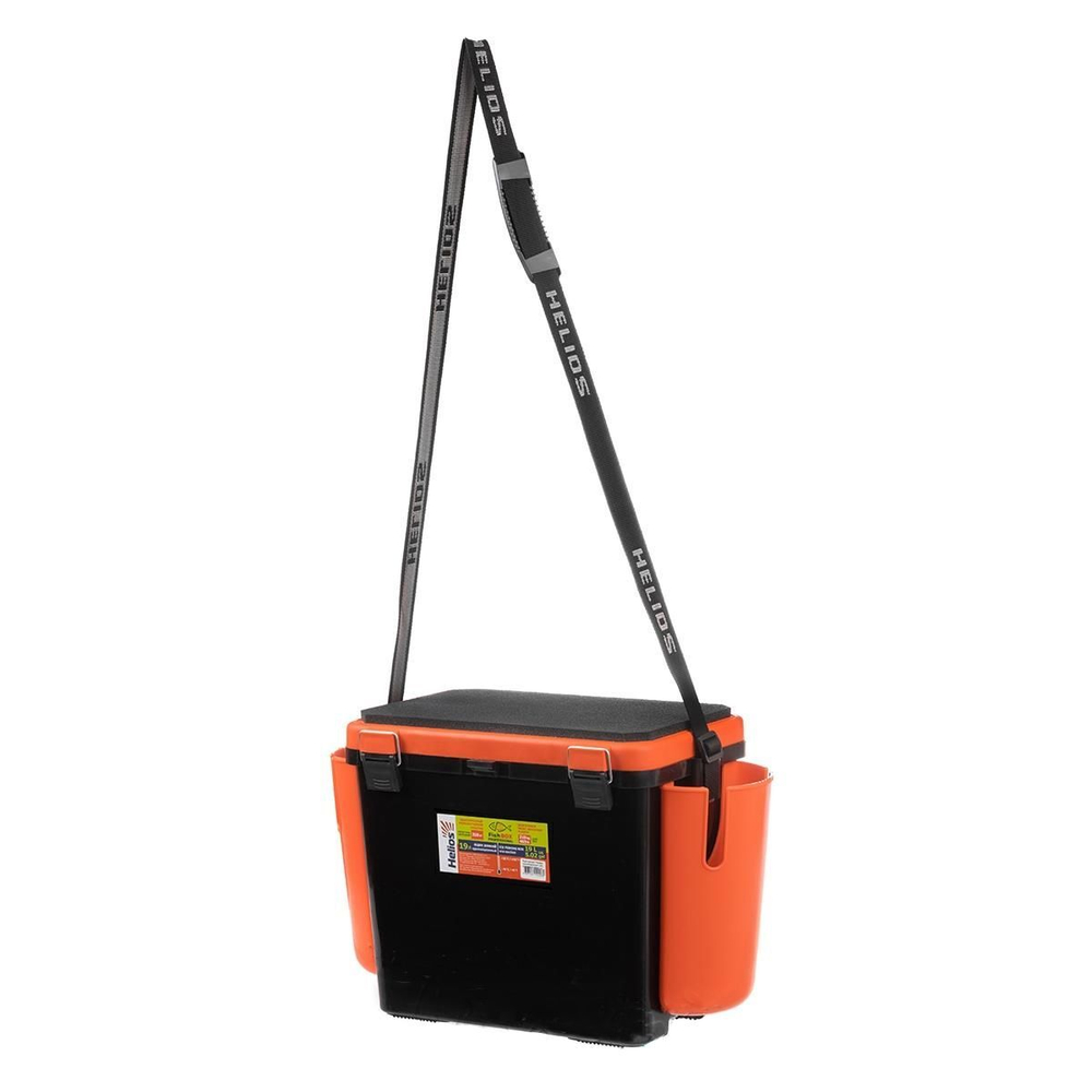 Ящик для зимней рыбалки Helios FishBox (10л) оранжевый