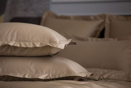 Простыня на резинке 160х200x40 German Grass Caramel Beige Allure бежевая