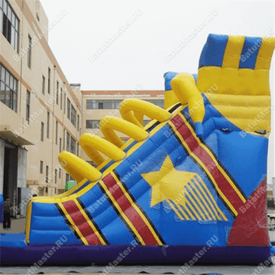 Надувная горка "Ботинок" 9*5*6 м