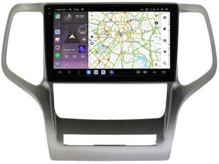 Магнитола для Jeep Grand Cherokee WK2 2010-2013 - Carmedia OL-9254 QLed+2K, Android 13, TS20, CarPlay, 4G SIM-слот