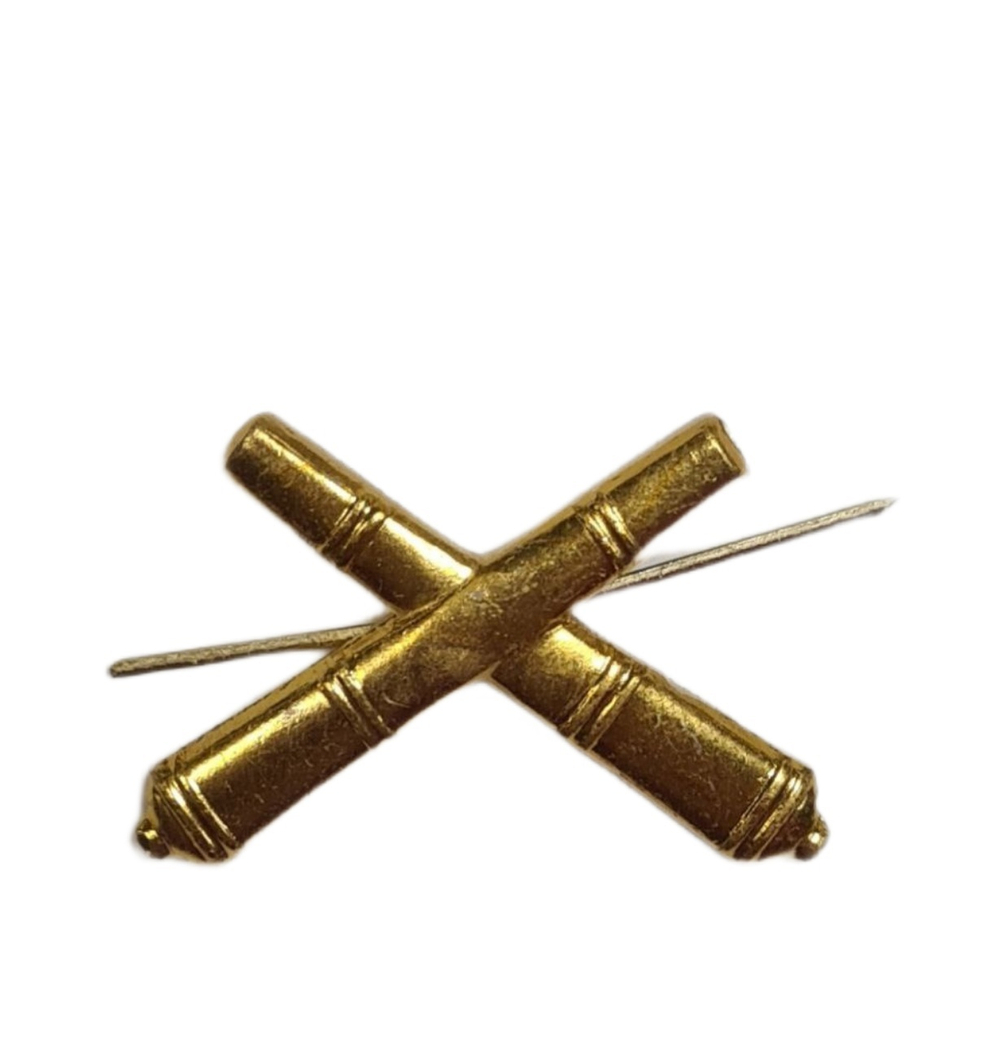 Эмблема петличная РВиА ракетные войска и артиллерия золотая нов/обр