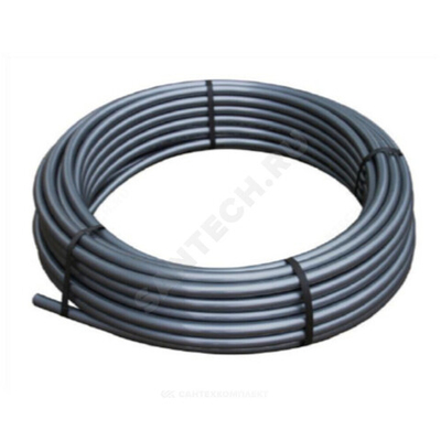 Труба PE-Xa/EVOH серая Дн 25х3,5 Ру10 Тмакс=95C бухта 50м РОС Полипластик