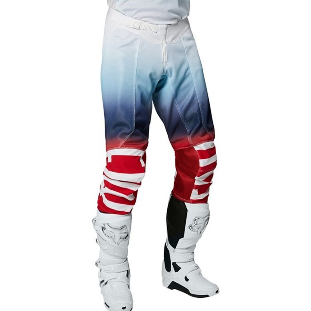 Мотоштаны Fox Airline Reepz Pant (White/Red/Blue, 34, 2022 (26737-574-34))