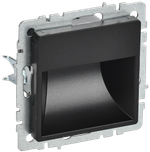 BRITE Подсветка светодиодная встраиваемая ПЛ20-БрЧ черный IEK