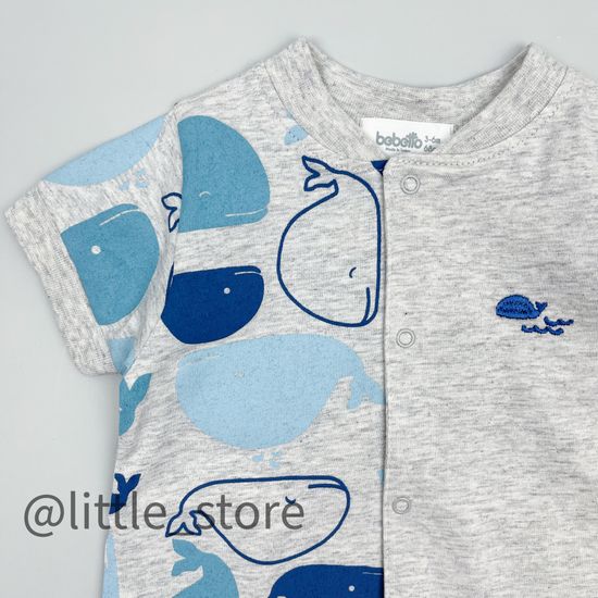 Песочник "Captain whale" серый