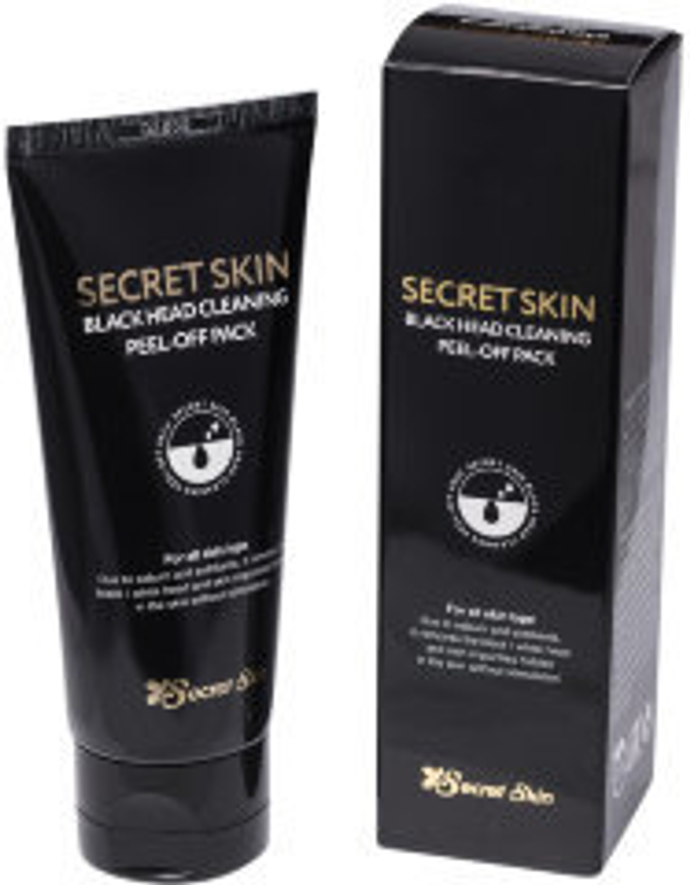 Маска-пленка для кожи лица SECRETSKIN BLACK HEAD CLEANING PEEL-OFF PACK 100 мл.