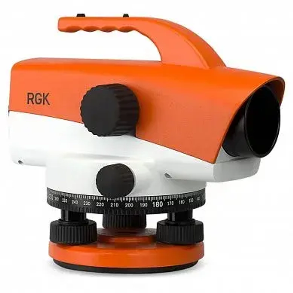 Комплект: оптический нивелир RGK C-32 + штатив S6-N + рейка AMO S3