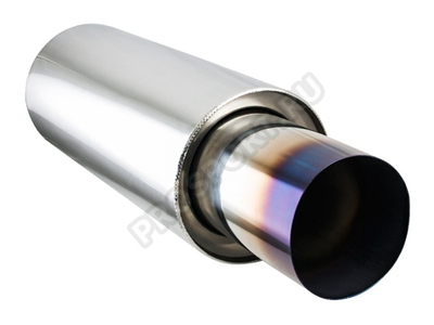 Глушитель универсальный Drag Pro с обожженой насадкой, Dвход 64мм