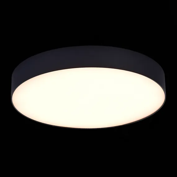ST606.432.48 Светильник потолочный Черный LED 1*48W 3000K 4 320Lm Ra>85 120° IP20 D400xH55 185-265V Накладные светильники