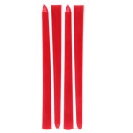 Свеча «Изысканный вечер» (набор 4 шт) 2,2*25 см, Красный