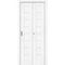 Купить Складная дверь книжка Bravo-22 Snow Melinga остеклённая