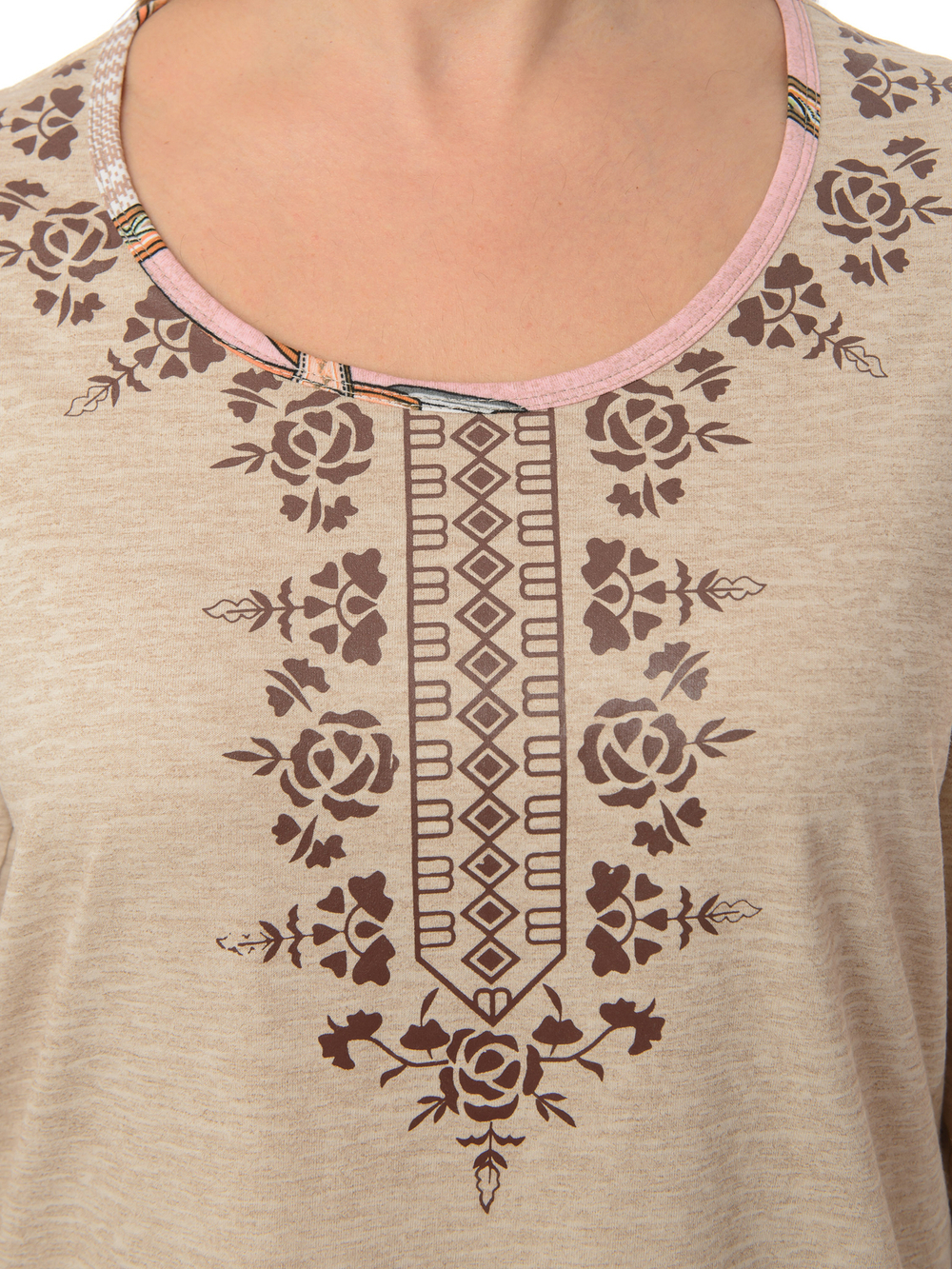 Пижама с брюками КБ-188П/розовые-цепи