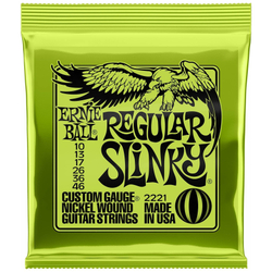 ERNIE BALL 2221 Nickel Wound Slinky Regular 10-46 - Струны для электрогитары