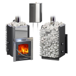 Дровяная печь для бани ЕРМАК 12-ПС Элит