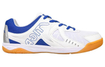 Stiga Slip Resistant Abrasion Resistant Low top Training Shoes Unisex White Blue Silver