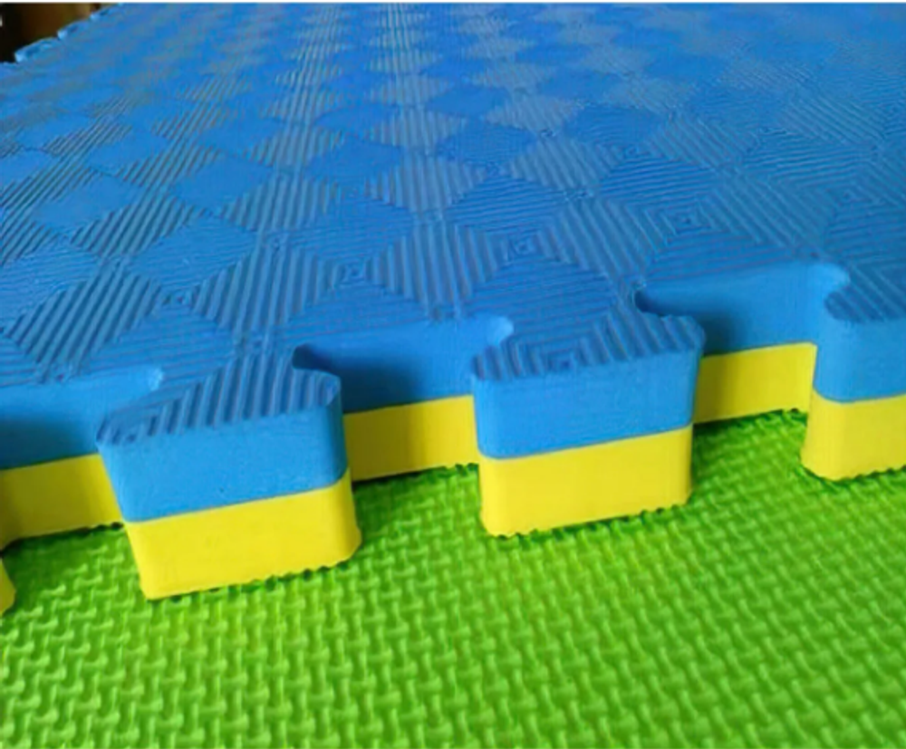 Будо-мат (татами) (1 плита 100x100x2 см, 1кв.м./уп) "Плетенка"