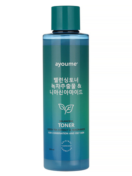 Тонер для лица балансирующий с экстрактом зеленого чая и ниацинамидом Balancing TONER - Green Tea & Niacinamide