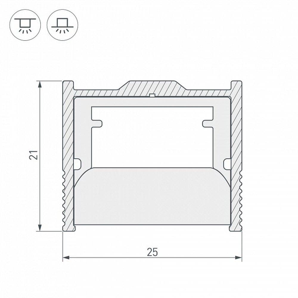 Крепеж Arlight WPH-FLOOR22-2000 ANOD 023291