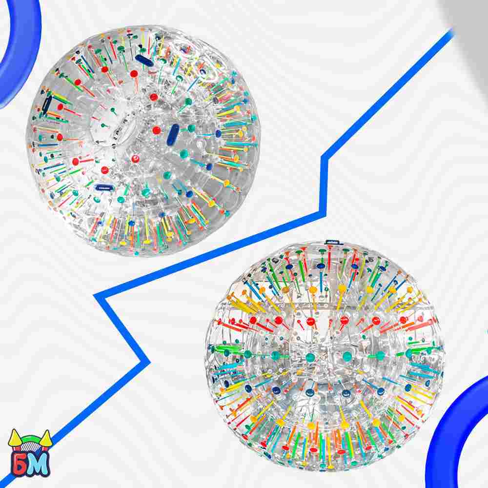 Светящийся зорб "Магический шар" ТПУ, диаметр 3 м