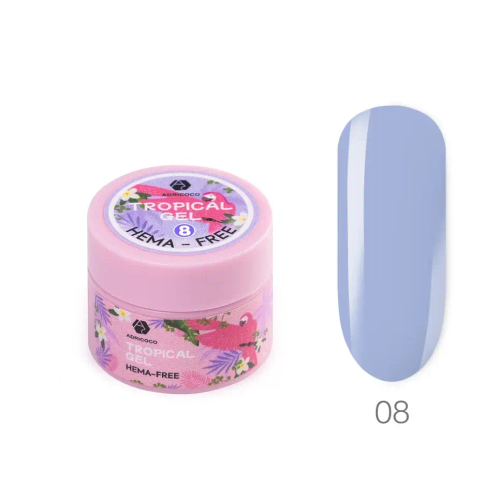 Цветной гель TROPICAL  ADRICOCO  №8, 15мл