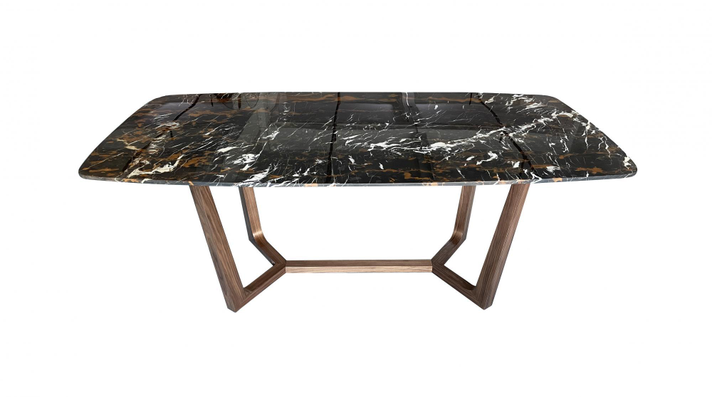 Стол обеденный Ist Casa Верона, 200х100х76 см, коричневый мрамор