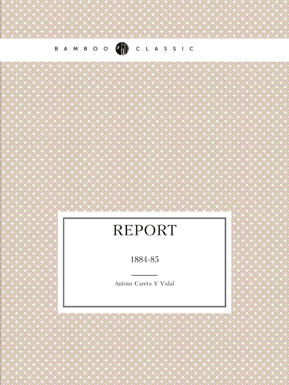 Report. 1884-85 | Antoni Careta Y Vidal