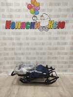 Санки-коляски Ника Детям 7-5SK темно-синий