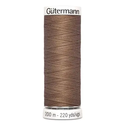Нить Sew-All 200 м, Gutermann, 454 светлое какао