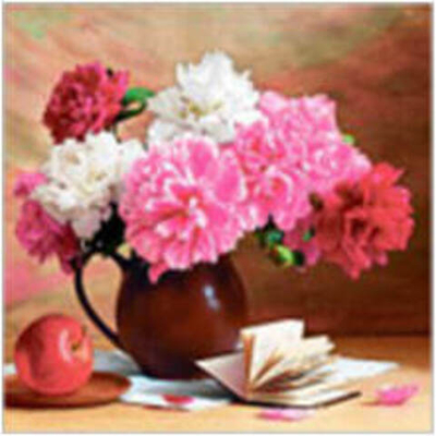 ЦВЕТОЧНЫЙ НАТЮРМОРТ Салфетки  20л Home Collection Classic, 3-х сл *12