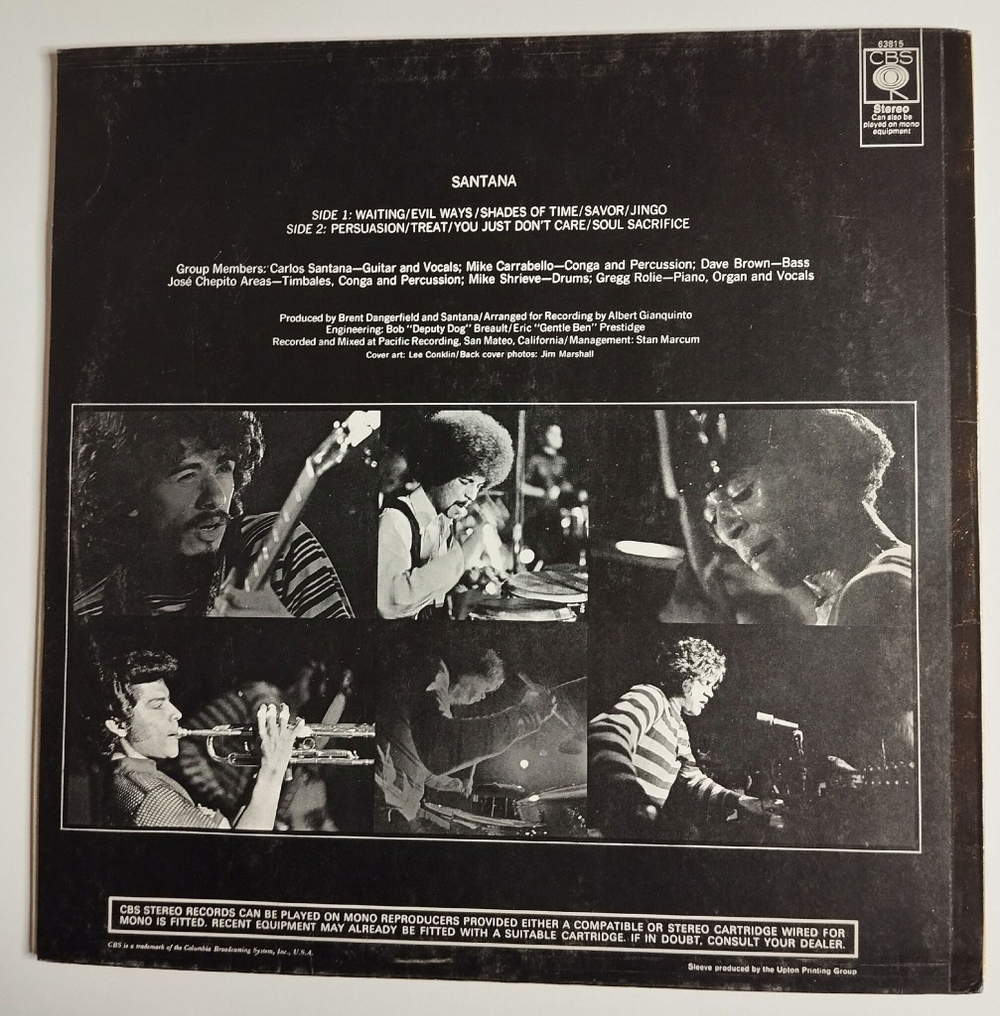 Винтажная виниловая пластинка LP Santana Savor (UK 1975)