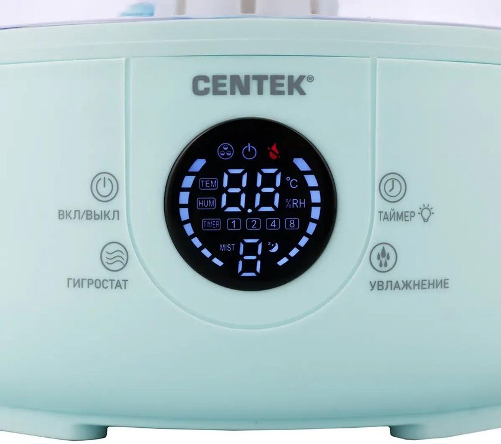 Увлажнитель воздуха ультразвуковой CENTEK CT-5110,  3.8л,  зеленый