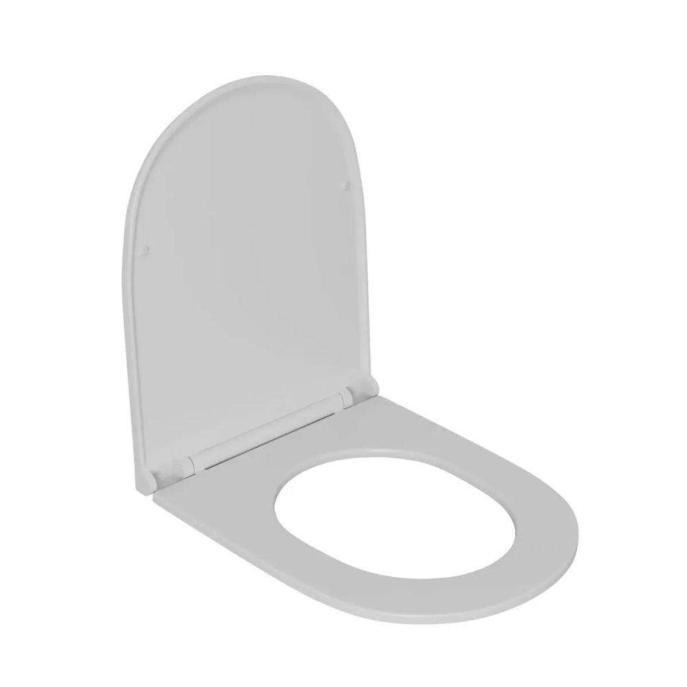 Унитаз подвесной безободковый (торнадо) D&K Matrix DT1396516, сиденье микролифт, белый