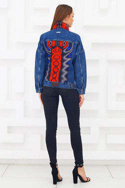 LIGVIANNI Джинсовая куртка Denim Jacket Fire