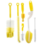 3780063 Набор ёршиков по уходу за детскими бутылочками, 5 предметов, цвет МИКС