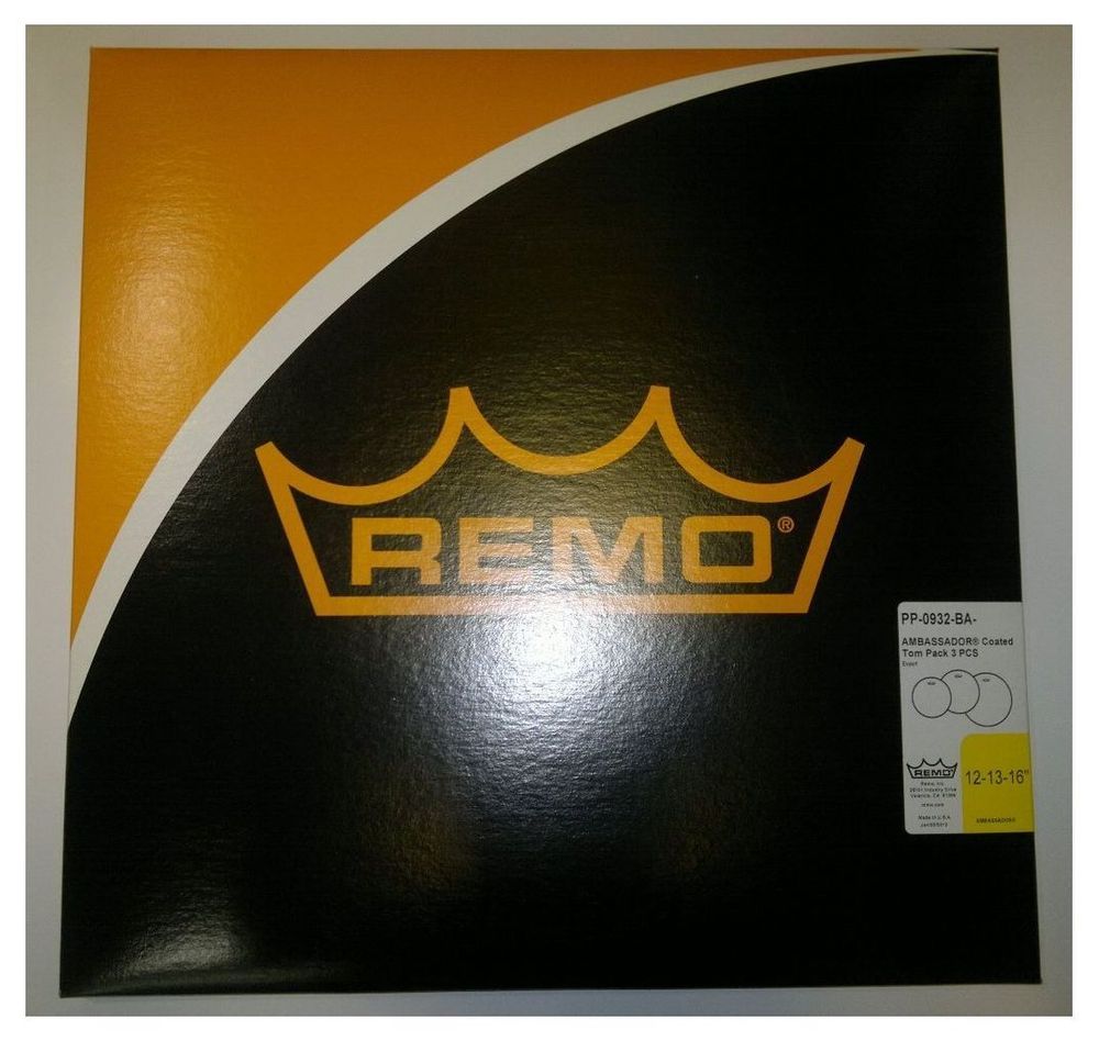 Набор Пластиков Ambassador Coated 12&quot;, 13&quot;, 16&quot; Remo Pp-0932-Ba