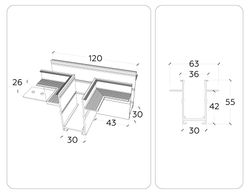 Ambrella Коннектор T-образный для встраиваемого шинопровода Magnetic 220V Magnetic 220V GL1042