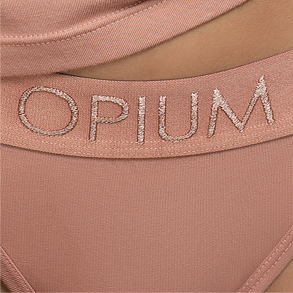 Женские трусы танга бежевые Opium T-106