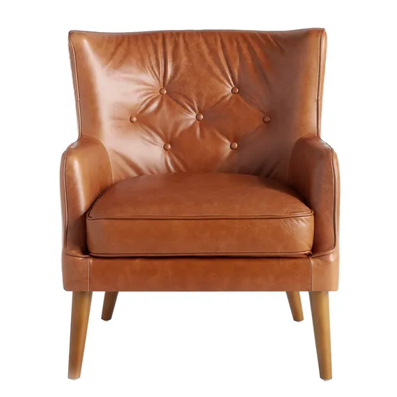 Кресло Angel Cerda 5053, коричневая кожа