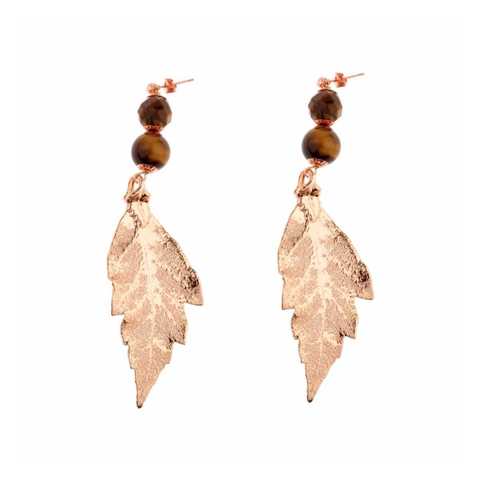 Серьги Ester Bijoux Лист OR1256-RG BR