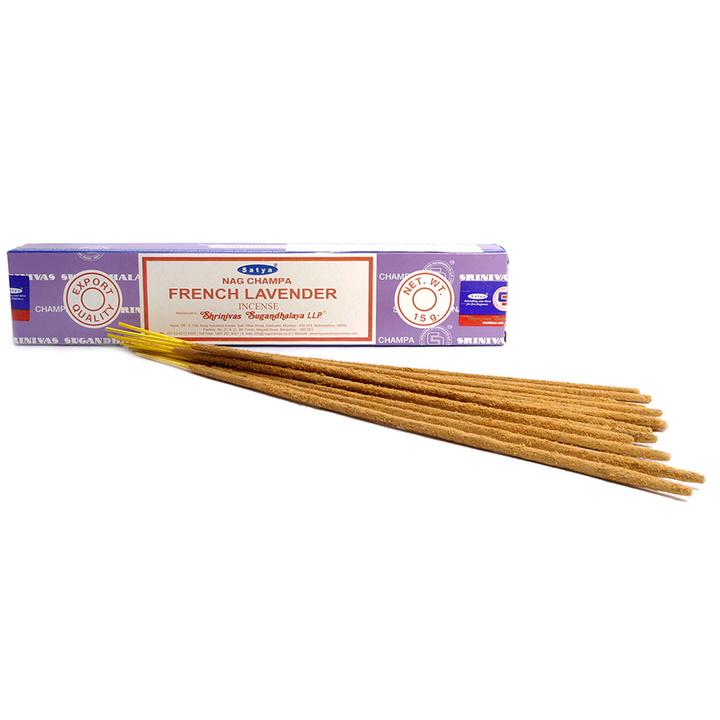 Satya Nag Champa French Lavender Благовоние-масала Французская лаванда 15 г