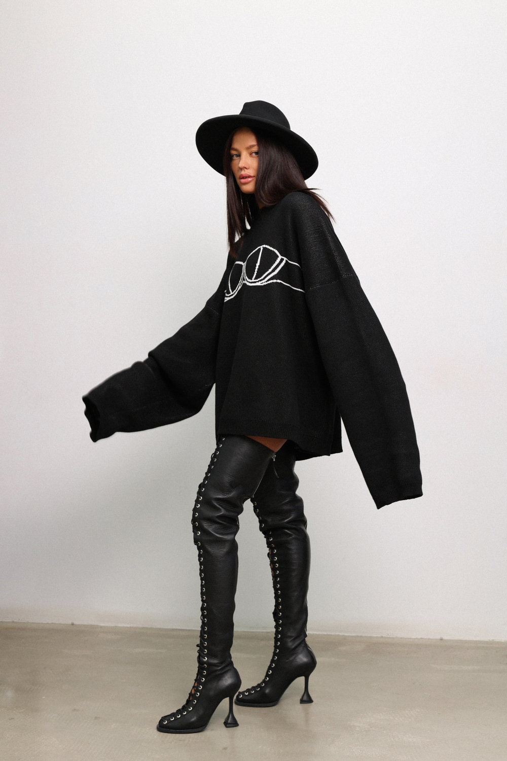 Свитер с лифом