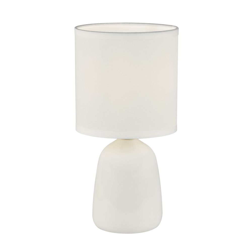 UML-B305 E14 WHITE Светильник настольный декоративный под лампу Е14. 40W. Механический выключатель. Белый. ТМ Uniel