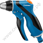 GRINDA F-R, курок спереди, двухкомпонентный, плавная регулировка напора, поливочный пистолет, PROLine (429121)