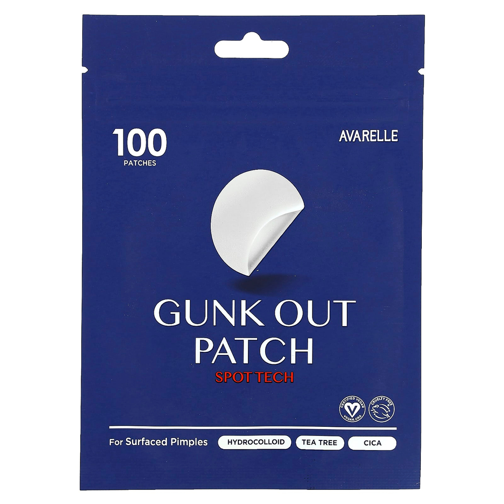 Avarelle, Gunk Out Patch, патч для кожи, 100 шт.