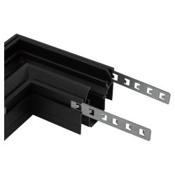 Коннектор ЭРА TRM-PC20-CC BK для магнитного шинопровода угловой черный для системы NOVA ver.1 | Магнитный шинопровод и аксессуары