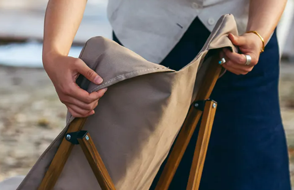 Кресло туристическое Naturehike MW01, складное, хаки, до 120 кг