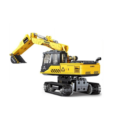 Радиоуправляемый конструктор RCM малый экскаватор (686+ деталей)